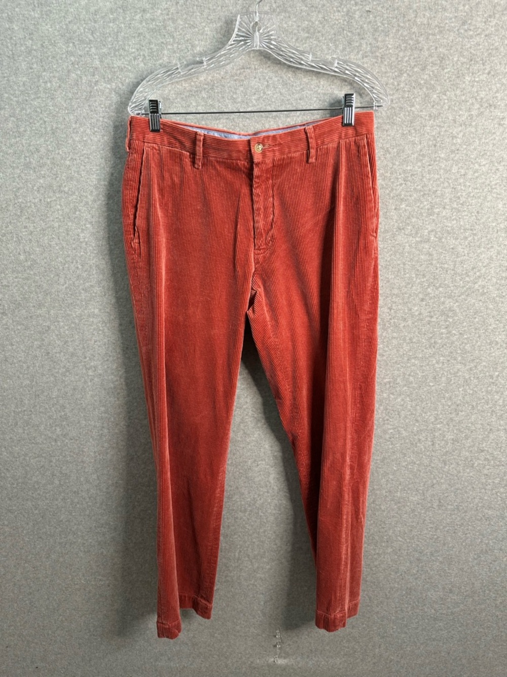 Polo Ralph Lauren Corduroy Pants 32W Wide Wale Classic Fit Nantucket Red
